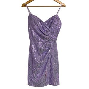 New Trixxi Light Purple‎ Sequin Mini Dress